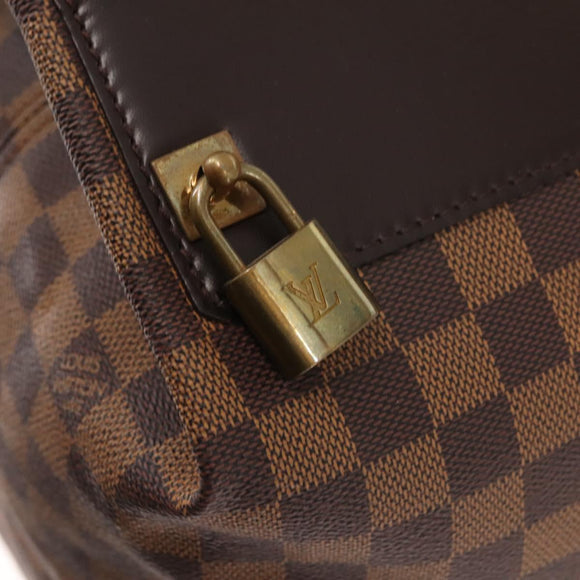LOUIS VUITTON Damier Ebene Greenwich GM Boston Bag N41155 LV Auth ki6085