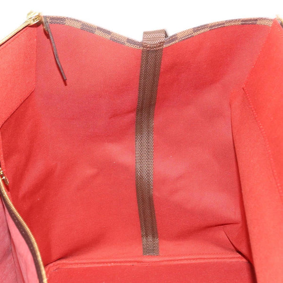 LOUIS VUITTON Damier Ebene Greenwich GM Boston Bag N41155 LV Auth ki6085