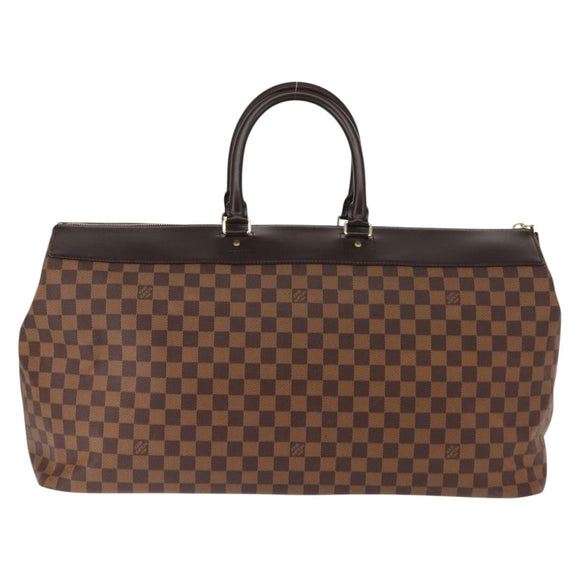 LOUIS VUITTON Damier Ebene Greenwich GM Boston Bag N41155 LV Auth ki6085