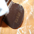 GUCCI Bamboo Hand Bag Leather 2way Brown Auth ki6088-19