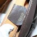 GUCCI Bamboo Hand Bag Leather 2way Brown Auth ki6088-22
