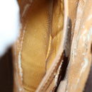 GUCCI Bamboo Hand Bag Leather 2way Brown Auth ki6088-11