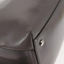 BURBERRY Hand Bag Patent leather 2way Gray Auth ki6089-15