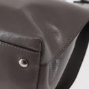 BURBERRY Hand Bag Patent leather 2way Gray Auth ki6089-16