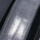 BURBERRY Hand Bag Patent leather 2way Gray Auth ki6089-12