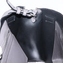 BURBERRY Hand Bag Patent leather 2way Gray Auth ki6089-19