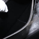 BURBERRY Hand Bag Patent leather 2way Gray Auth ki6089-21