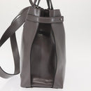 BURBERRY Hand Bag Patent leather 2way Gray Auth ki6089-3