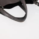 BURBERRY Hand Bag Patent leather 2way Gray Auth ki6089-7