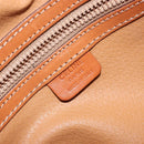 CELINE Macadam Canvas Hand Bag PVC Leather Brown Auth ki6094-19