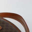 CELINE Macadam Canvas Hand Bag PVC Leather Brown Auth ki6094-8