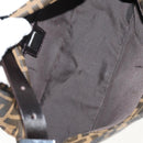 FENDI Zucca Canvas Mamma Baguette Shoulder Bag Brown Black Auth ki6096V-19