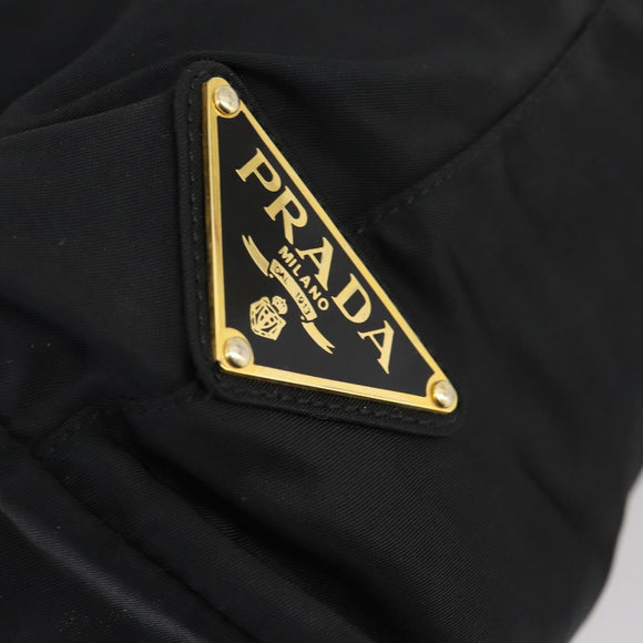 PRADA Tote Bag Nylon Black Auth ki6097