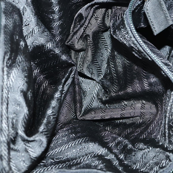 PRADA Tote Bag Nylon Black Auth ki6097