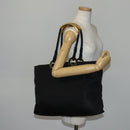 PRADA Tote Bag Nylon Black Auth ki6097-23