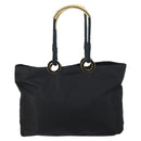 PRADA Tote Bag Nylon Black Auth ki6097-2
