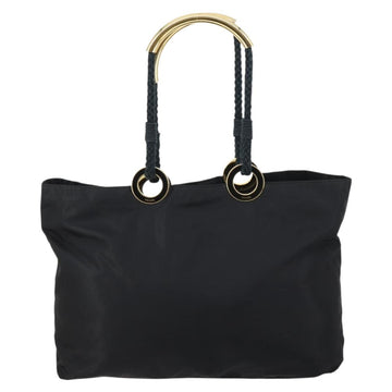 PRADA Tote Bag Nylon Black Auth ki6097 - 0