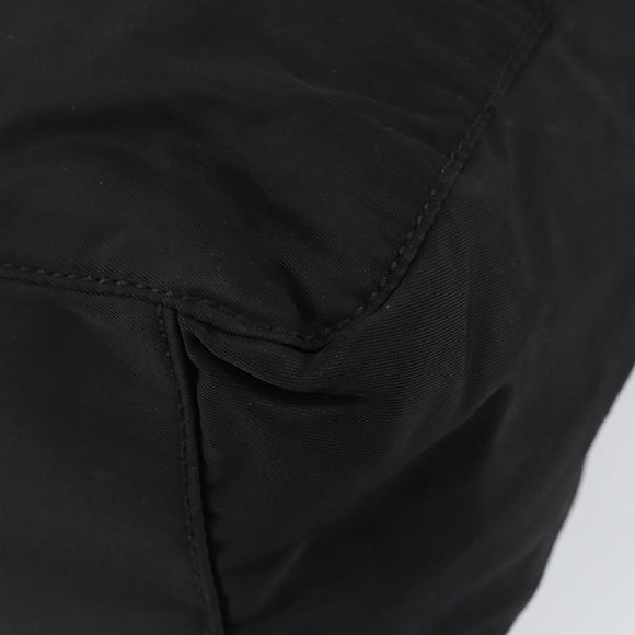 PRADA Hand Bag Nylon Black Auth ki6098