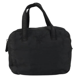 PRADA Hand Bag Nylon Black Auth ki6098 - 0