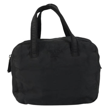 PRADA Hand Bag Nylon Black Auth ki6098 - 0