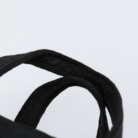 PRADA Hand Bag Nylon Black Auth ki6098