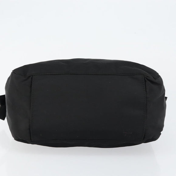 PRADA Hand Bag Nylon Black Auth ki6098