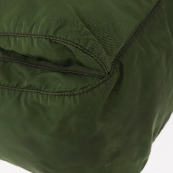 PRADA Shoulder Bag Nylon Khaki Auth ki6099