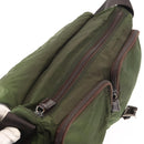 PRADA Shoulder Bag Nylon Khaki Auth ki6099-9