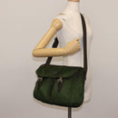 PRADA Shoulder Bag Nylon Khaki Auth ki6099-26