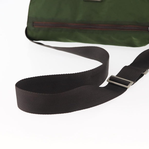 PRADA Shoulder Bag Nylon Khaki Auth ki6099