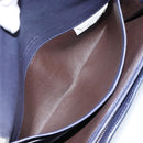 BOTTEGAVENETA INTRECCIATO Long Wallet Leather Navy Auth ki6102-15