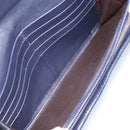 BOTTEGAVENETA INTRECCIATO Long Wallet Leather Navy Auth ki6102-16