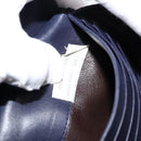 BOTTEGAVENETA INTRECCIATO Long Wallet Leather Navy Auth ki6102-20