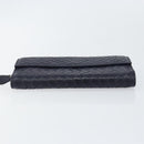 BOTTEGAVENETA INTRECCIATO Long Wallet Leather Navy Auth ki6102-7