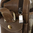 GUCCI GG Supreme Shoulder Bag PVC Leather 2way Beige Auth ki6104-10