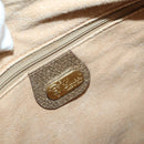 GUCCI GG Supreme Shoulder Bag PVC Leather 2way Beige Auth ki6104-20