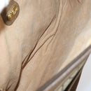 GUCCI GG Supreme Shoulder Bag PVC Leather 2way Beige Auth ki6104-11