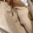 GUCCI GG Supreme Shoulder Bag PVC Leather 2way Beige Auth ki6104-22