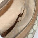 GUCCI GG Supreme Shoulder Bag PVC Leather 2way Beige Auth ki6104-23