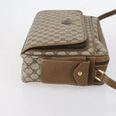 GUCCI GG Supreme Shoulder Bag PVC Leather 2way Beige Auth ki6104-3