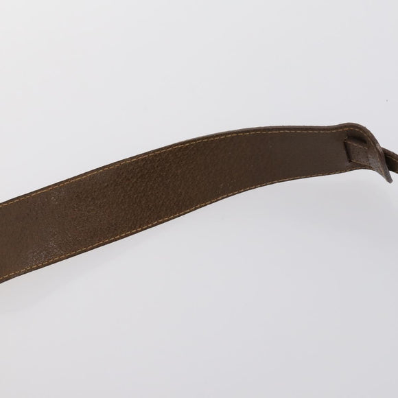 GUCCI GG Supreme Shoulder Bag PVC Leather 2way Beige Auth ki6104