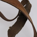 CELINE Macadam Canvas Shoulder Bag PVC 5 Set Brown Auth ki6106-5