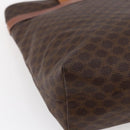 CELINE Macadam Canvas Tote Bag PVC Leather Brown Auth ki6109-13