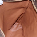 CELINE Macadam Canvas Tote Bag PVC Leather Brown Auth ki6109-18