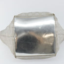 GUCCI GG Canvas Sherry Line Tote Bag Silver Blue khaki Auth ki6110-9