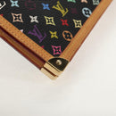 LOUIS VUITTON Multicolor Agenda GM Day Planner Cover Black R20893 Auth ki6115V-16