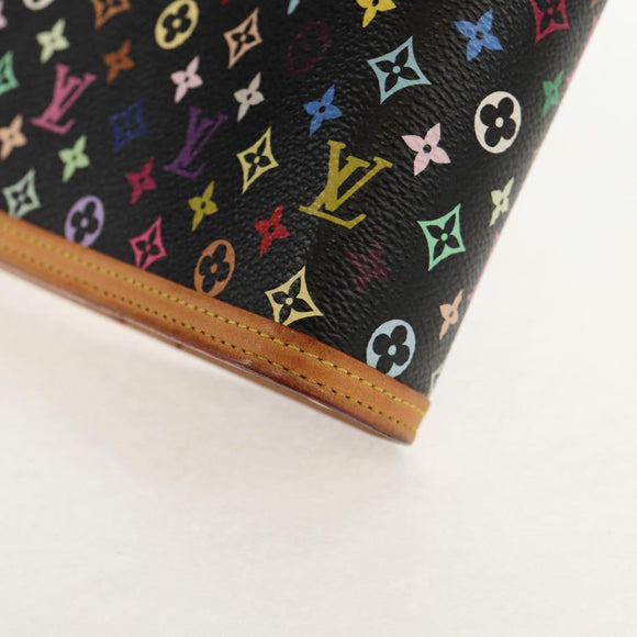 LOUIS VUITTON Multicolor Agenda GM Day Planner Cover Black R20893 Auth ki6115V