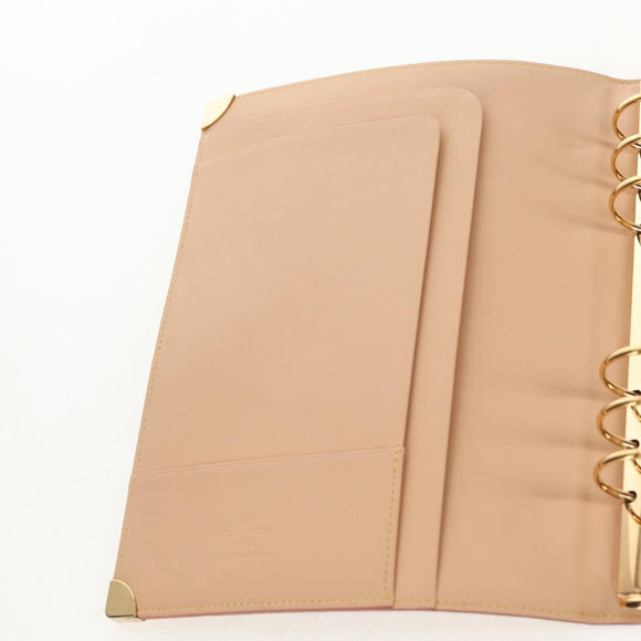 LOUIS VUITTON Multicolor Agenda GM Day Planner Cover Black R20893 Auth ki6115V