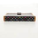 LOUIS VUITTON Multicolor Agenda GM Day Planner Cover Black R20893 Auth ki6115V-4