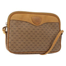 GUCCI Micro GG Supreme Shoulder Bag PVC Beige Gold 007 123 0428 Auth ki6116-1